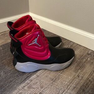 Jordan Kids Black and Red Rain Boots